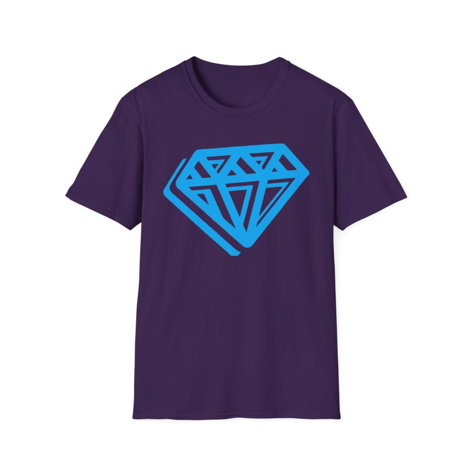 Dan Tdm Graffiti Blue Foil Unisex Softstyle T-shirt