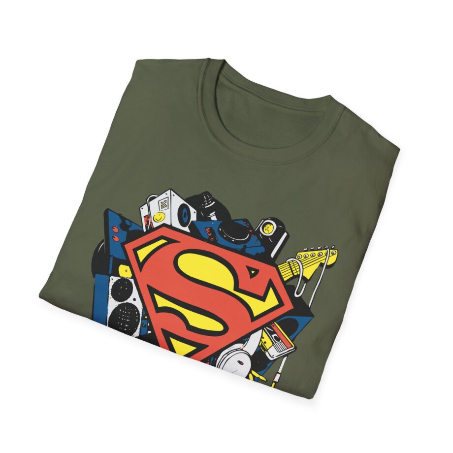 Kaskade X Superman Musician Unisex Softstyle T-shirt