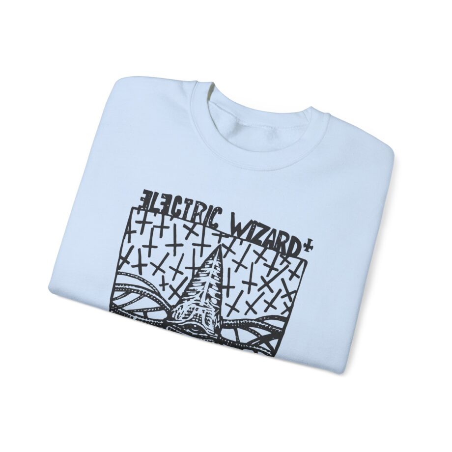 Electric Wizard Doom Sludge Stoner Metal Poster Unisex Heavy Blend™ Crewneck Sweatshirt