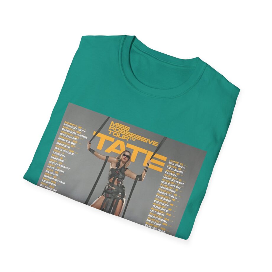 Tate Mcrae Miss Possessive Tour 2025 Unisex Softstyle T-Shirt