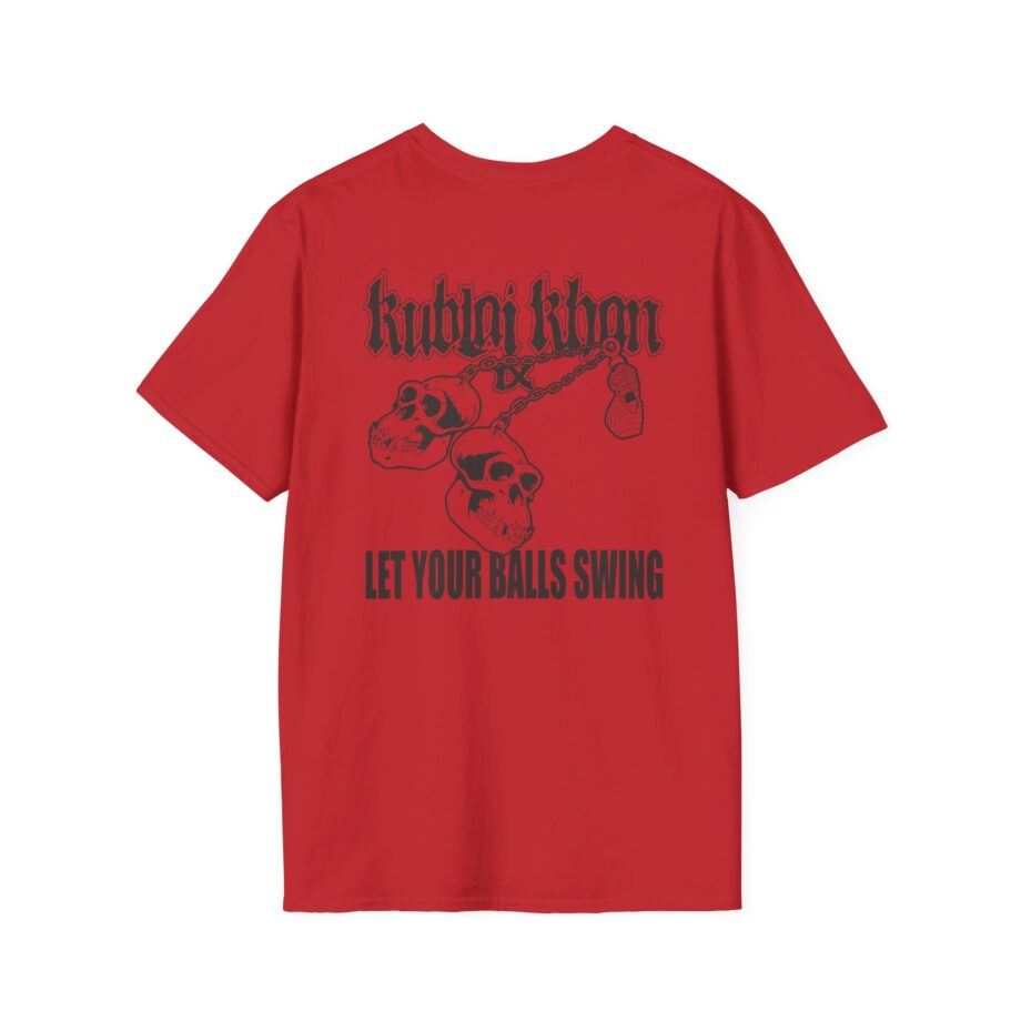 Kublai Khan Let Your Balls Swing Unisex Softstyle T-shirt