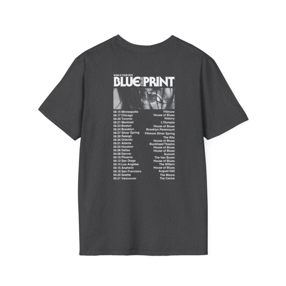 Colde 'BLUEPRINT' NA Tour Unisex Softstyle T-Shirt