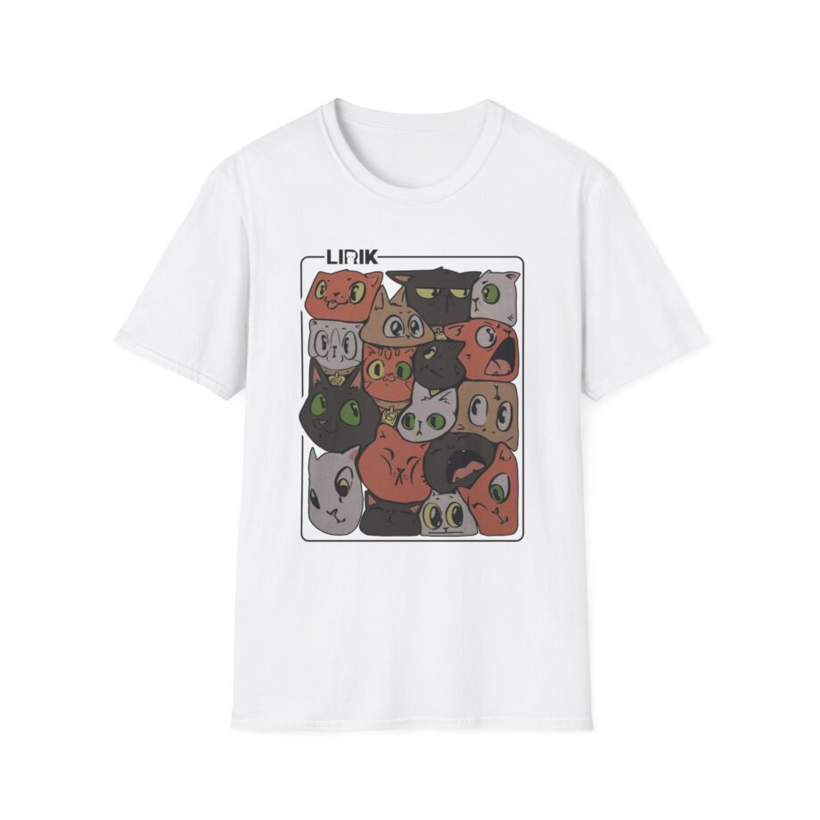 Lirik Squished Cat Jar Unisex Softstyle T-shirt