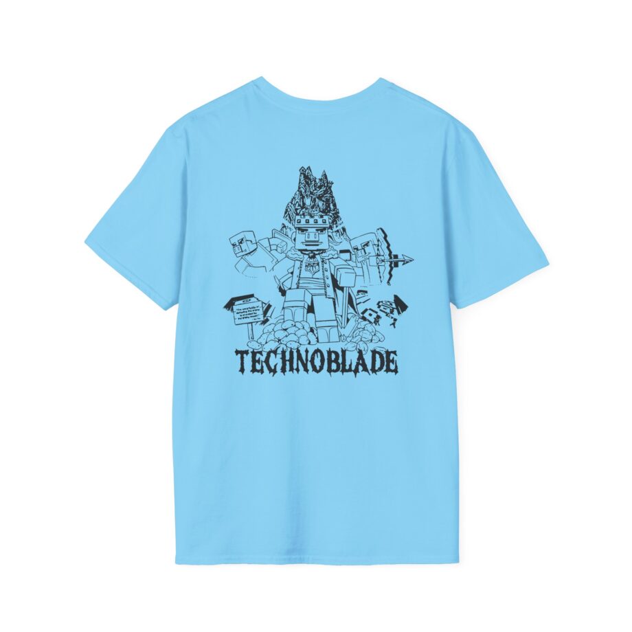 Technoblade Diamond Bow Unisex Softstyle T-shirt