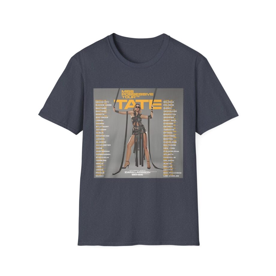 Tate Mcrae Miss Possessive Tour 2025 Unisex Softstyle T-Shirt