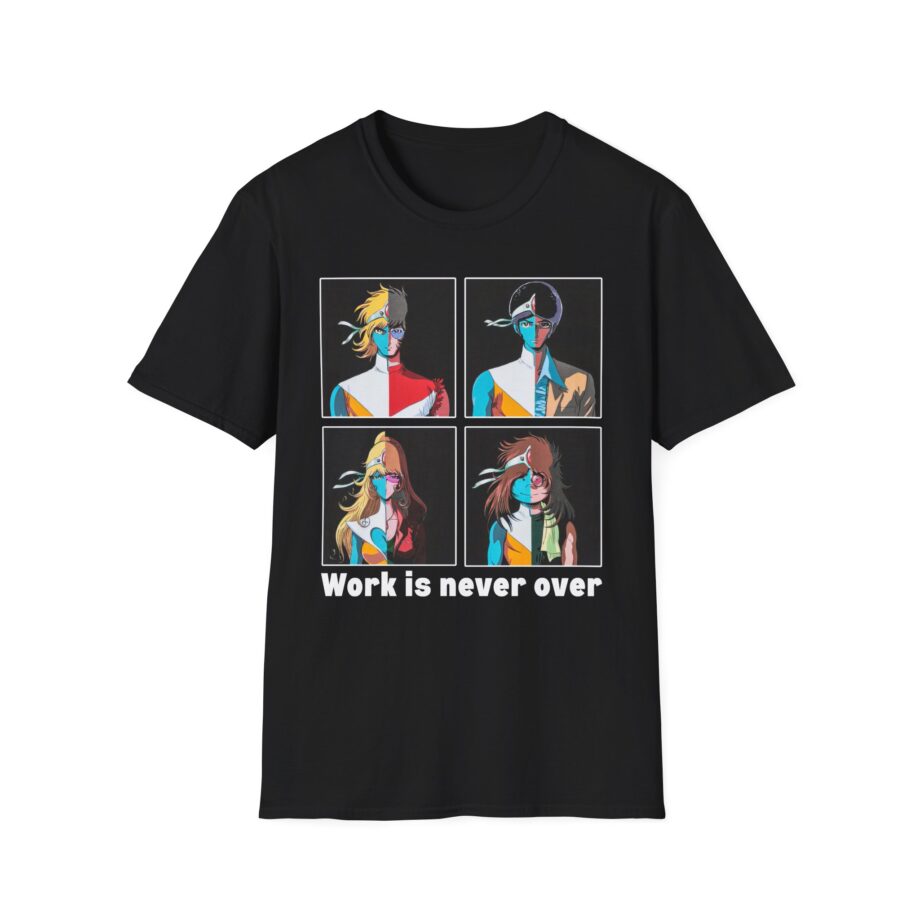 Daft Punk Work is Never Over Unisex Softstyle T-shirt