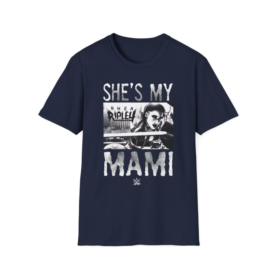 Rhea Ripley She's My Mami Unisex Softstyle T-Shirt