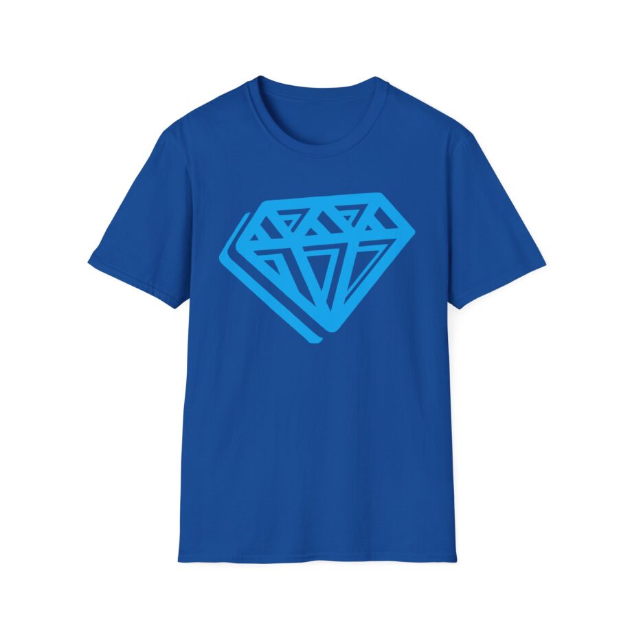Dan Tdm Graffiti Blue Foil Unisex Softstyle T-shirt