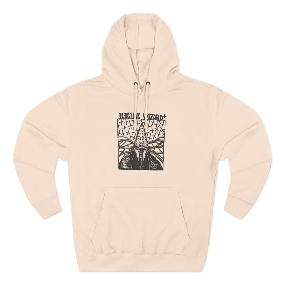 Electric Wizard Doom Sludge Stoner Metal Poster Three-Panel Fleece Hoodie
