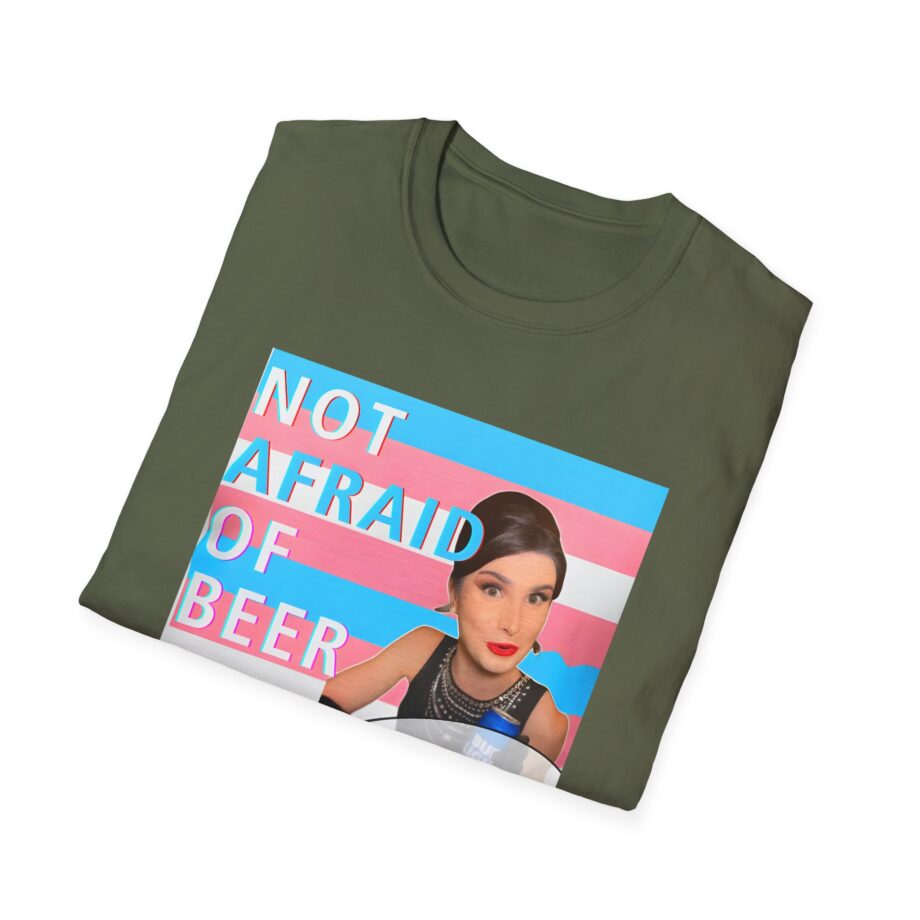 Dylan Mulvaney Not Afraid of Beer Unisex Softstyle T-Shirt