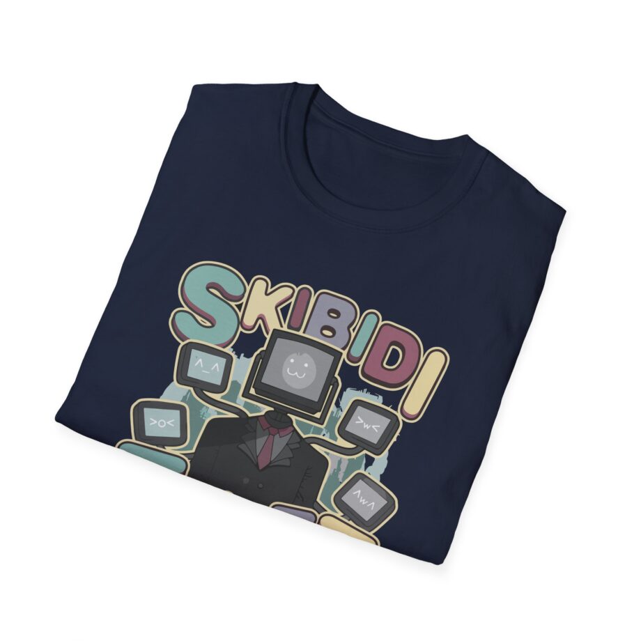 Dafuqboom Large Tv Man Static Unisex Softstyle T-Shirt