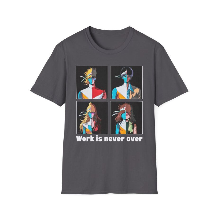 Daft Punk Work is Never Over Unisex Softstyle T-shirt