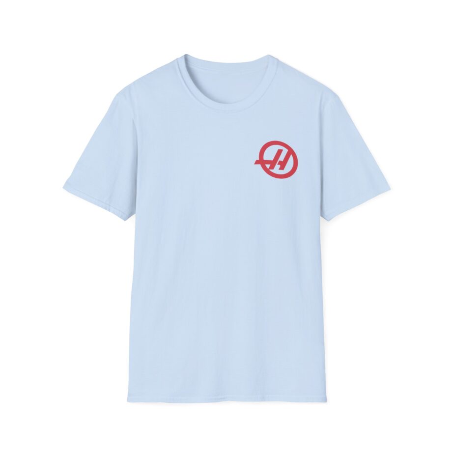 Haas F1 Small Logo Unisex Softstyle T-Shirt