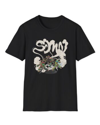Sidemen Sdmn X Tmnt Shuriken Unisex Softstyle T-Shirt