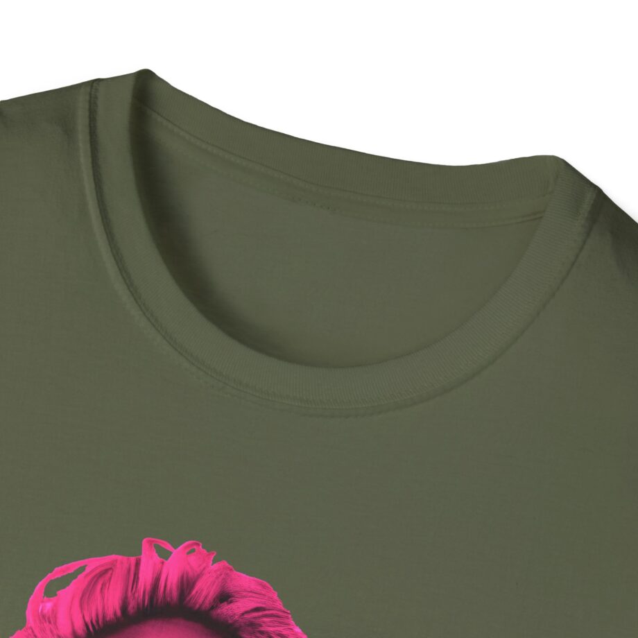 P!nk Silhouette Photo Peach Unisex Softstyle T-Shirt