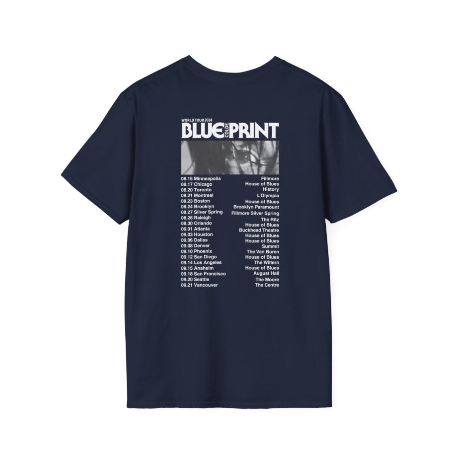Colde 'BLUEPRINT' NA Tour Unisex Softstyle T-Shirt