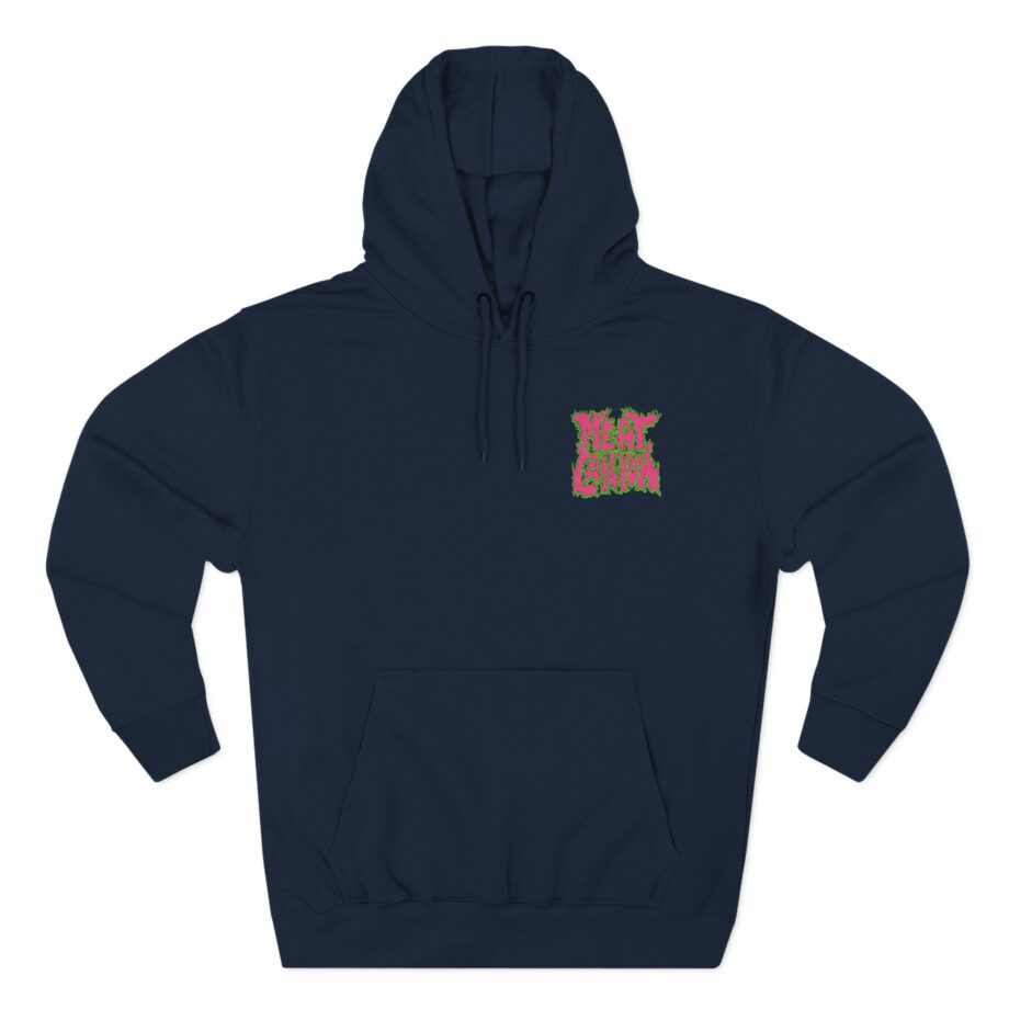 Papa Meat  Three-Panel Fleece Hoodie