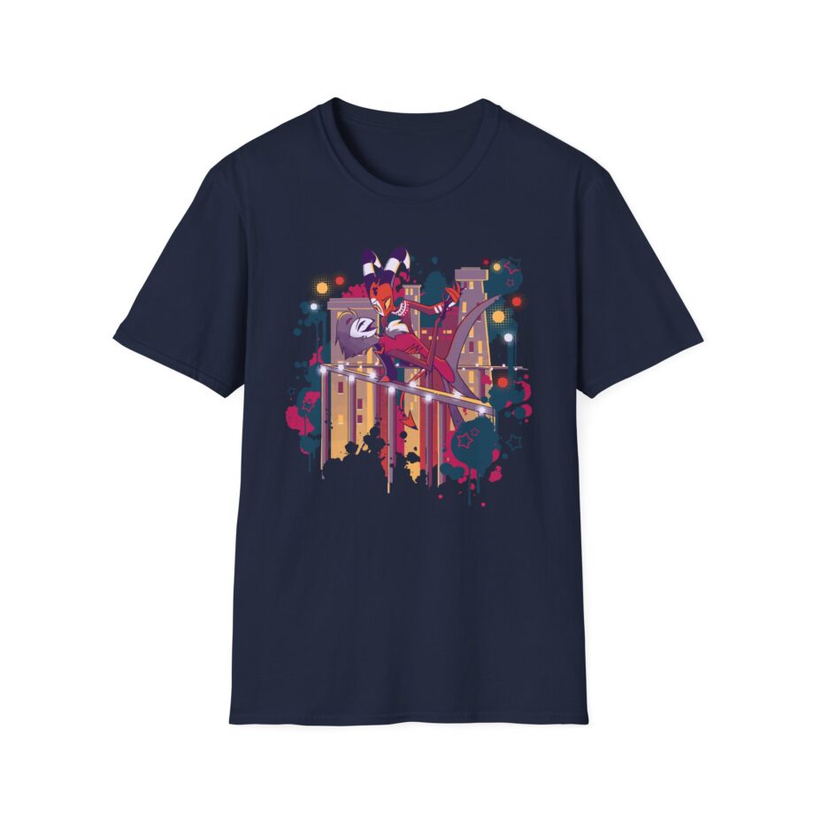 Vivziepop Stolas + Blitz Rooftop Dance Unisex Softstyle T-Shirt