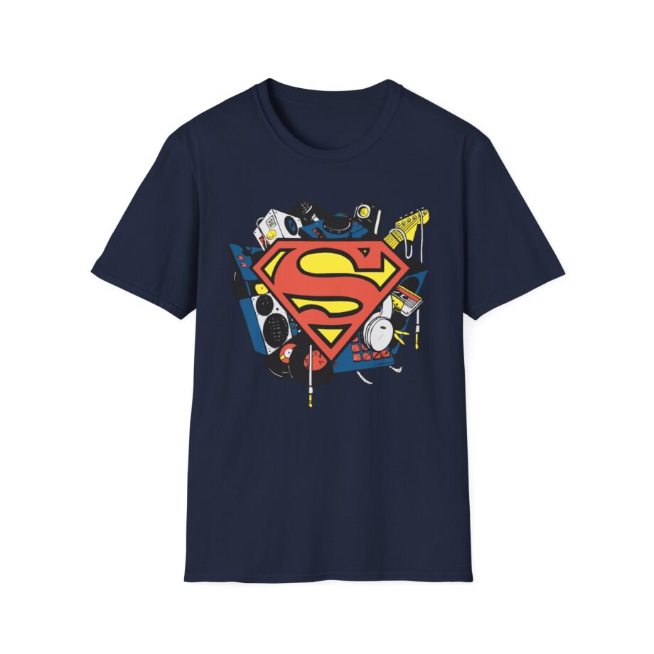 Kaskade X Superman Musician Unisex Softstyle T-shirt