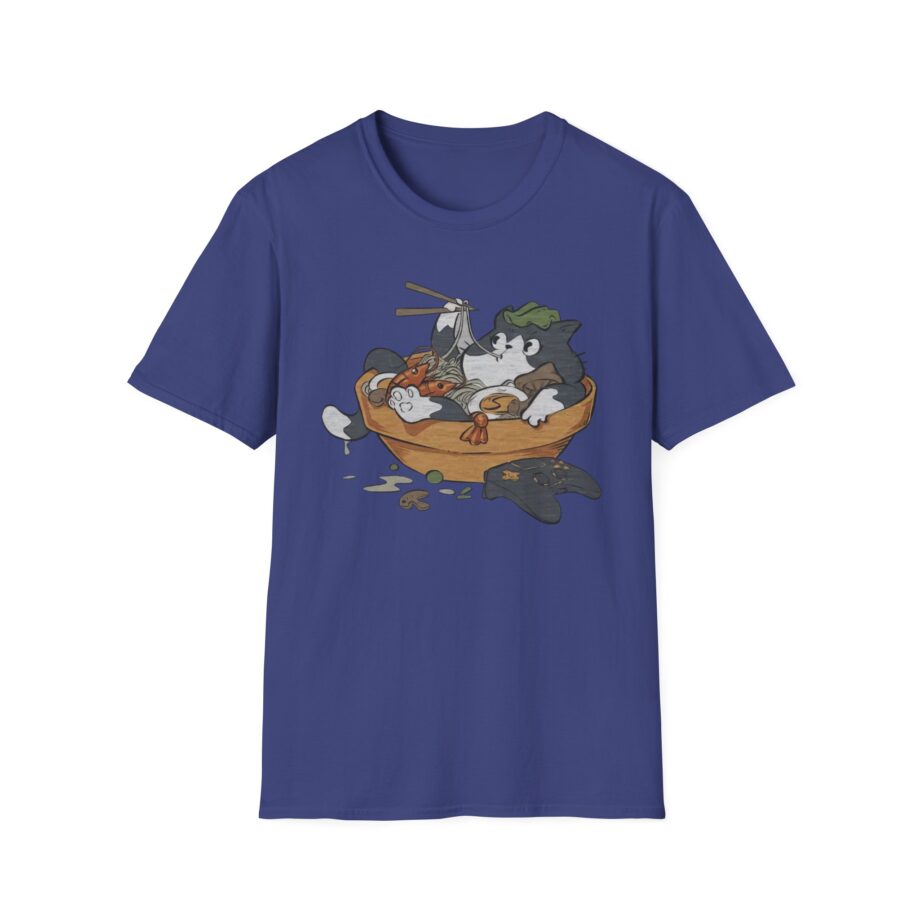 Lirik Ramen Cat Unisex Softstyle T-shirt