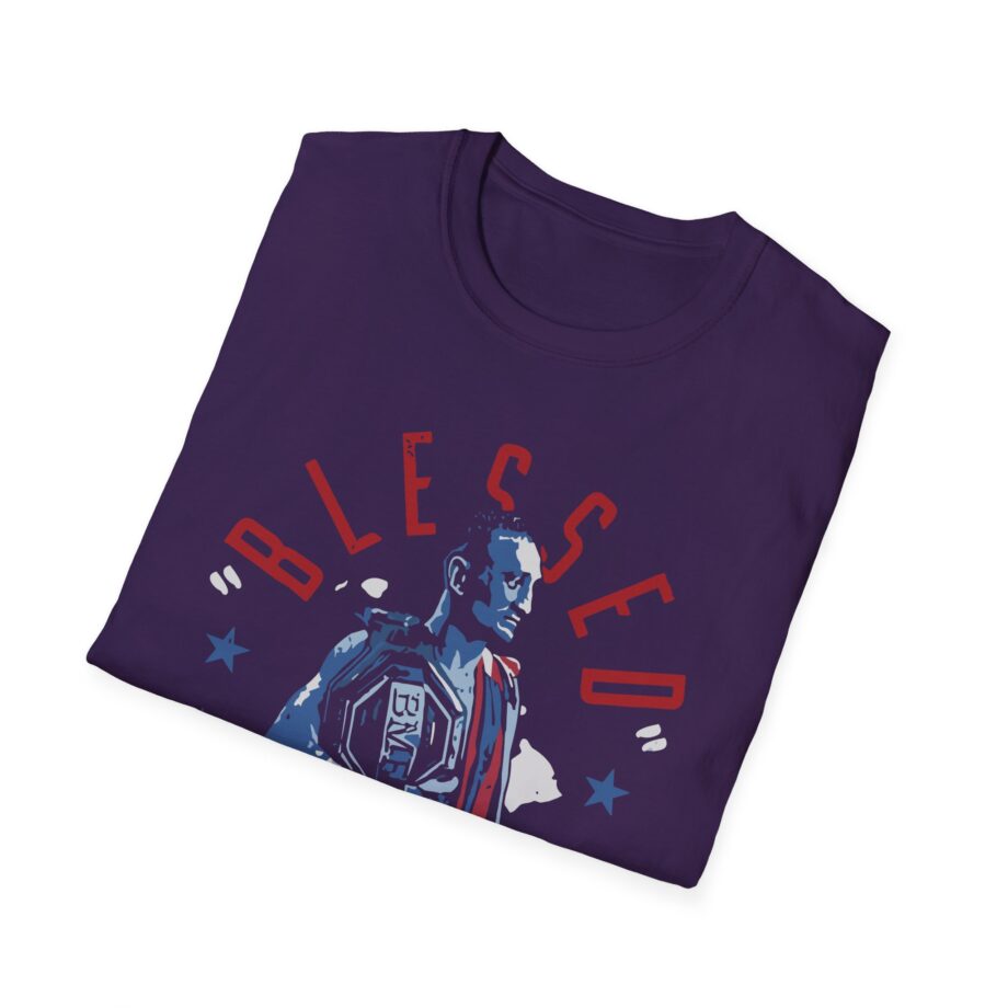 Max Holloway Blessed Bmf Champion Unisex Softstyle T-shirt