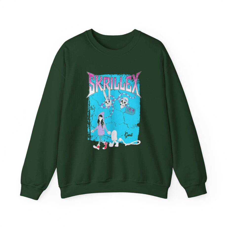 Skrillex Gost Album Cover Unisex Heavy Blend™ Crewneck Sweatshirt