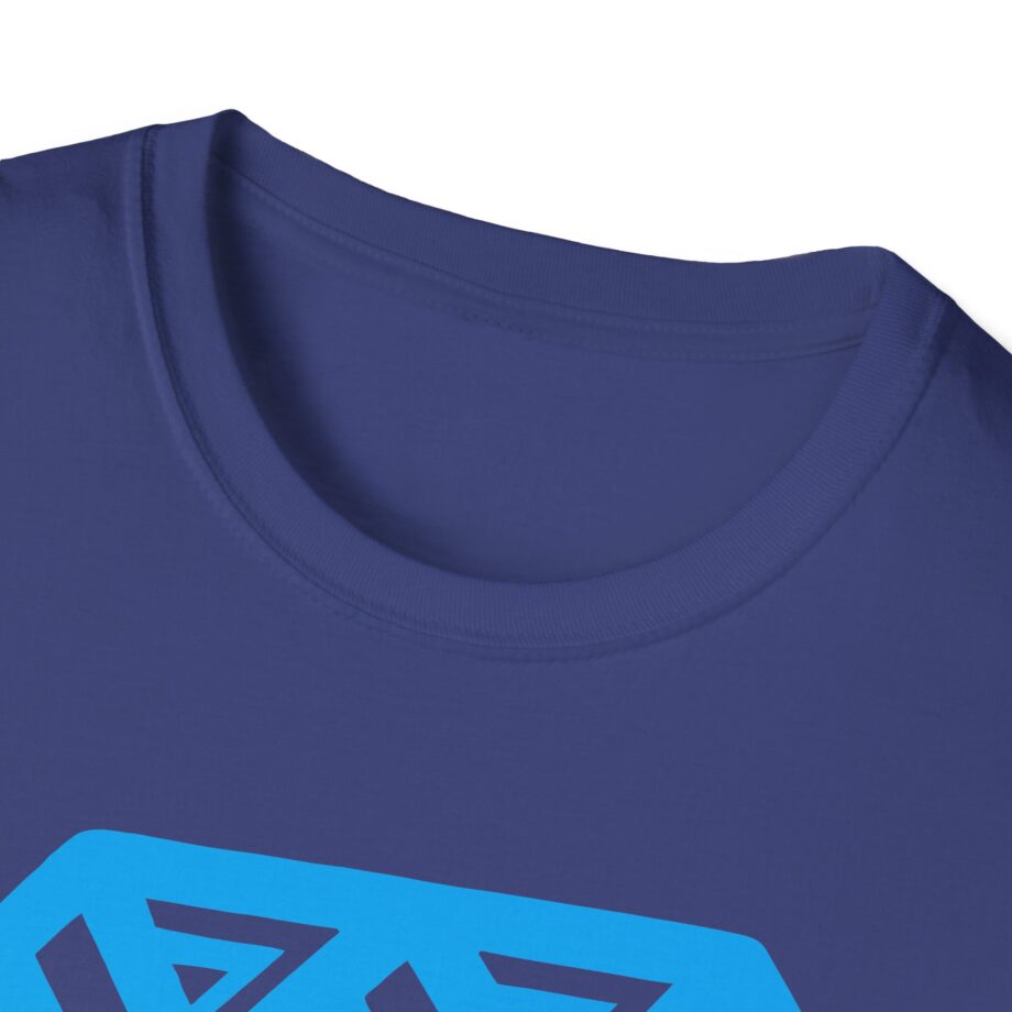 Dan Tdm Graffiti Blue Foil Unisex Softstyle T-shirt
