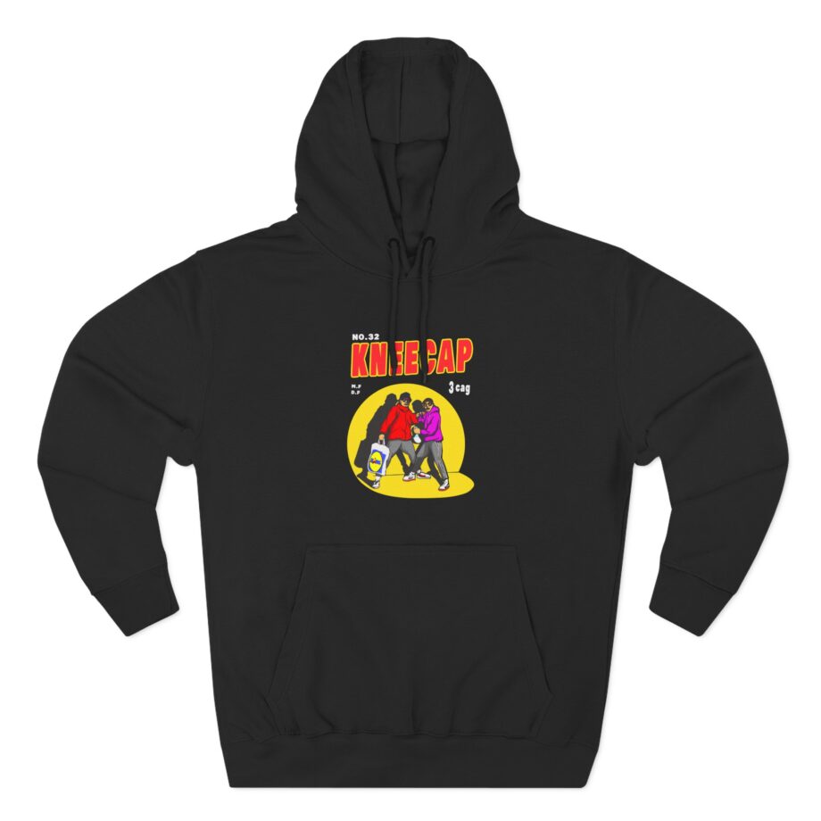 Kneecap Three-Panel Fleece Hoodie