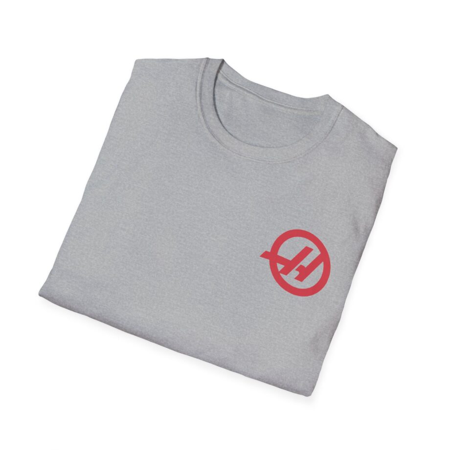 Haas F1 Small Logo Unisex Softstyle T-Shirt