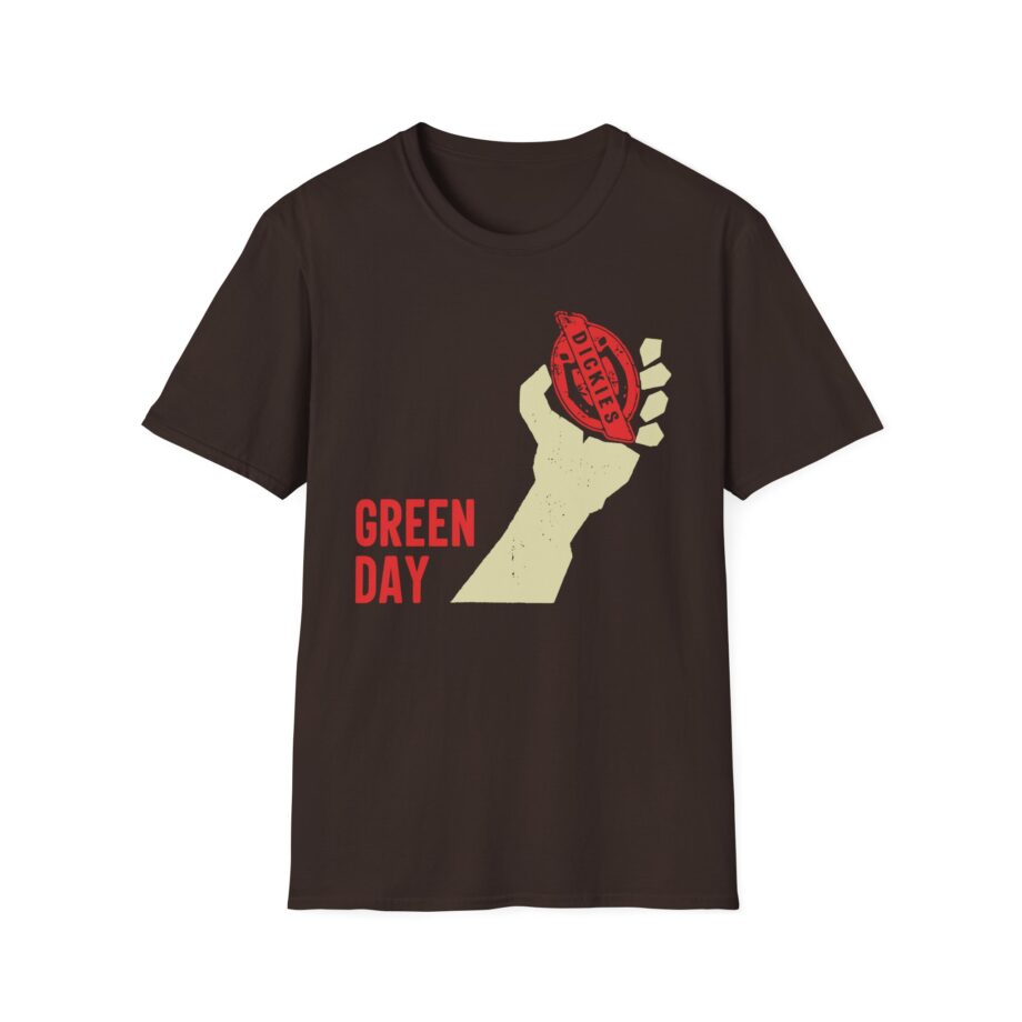 Green Day Dickies Heart Grenade Unisex Softstyle T-shirt
