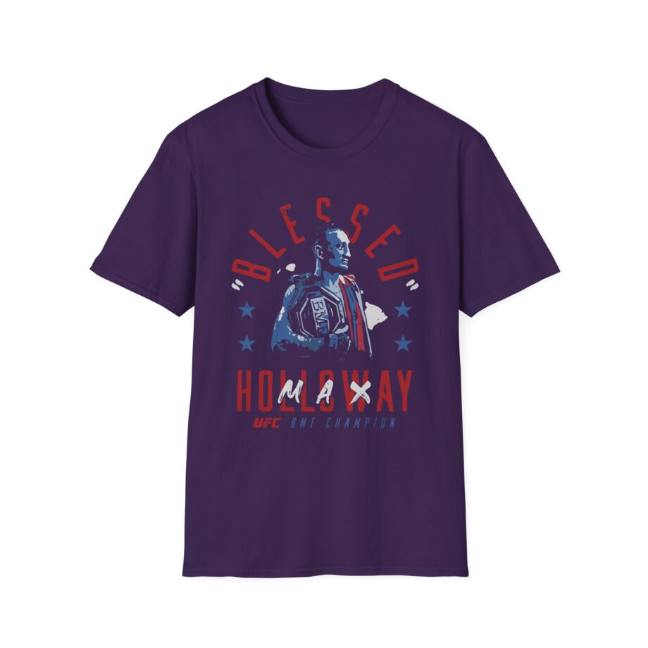 Max Holloway Blessed Bmf Champion Unisex Softstyle T-shirt