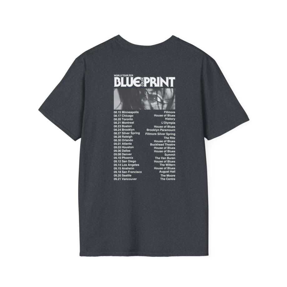 Colde 'BLUEPRINT' NA Tour Unisex Softstyle T-Shirt
