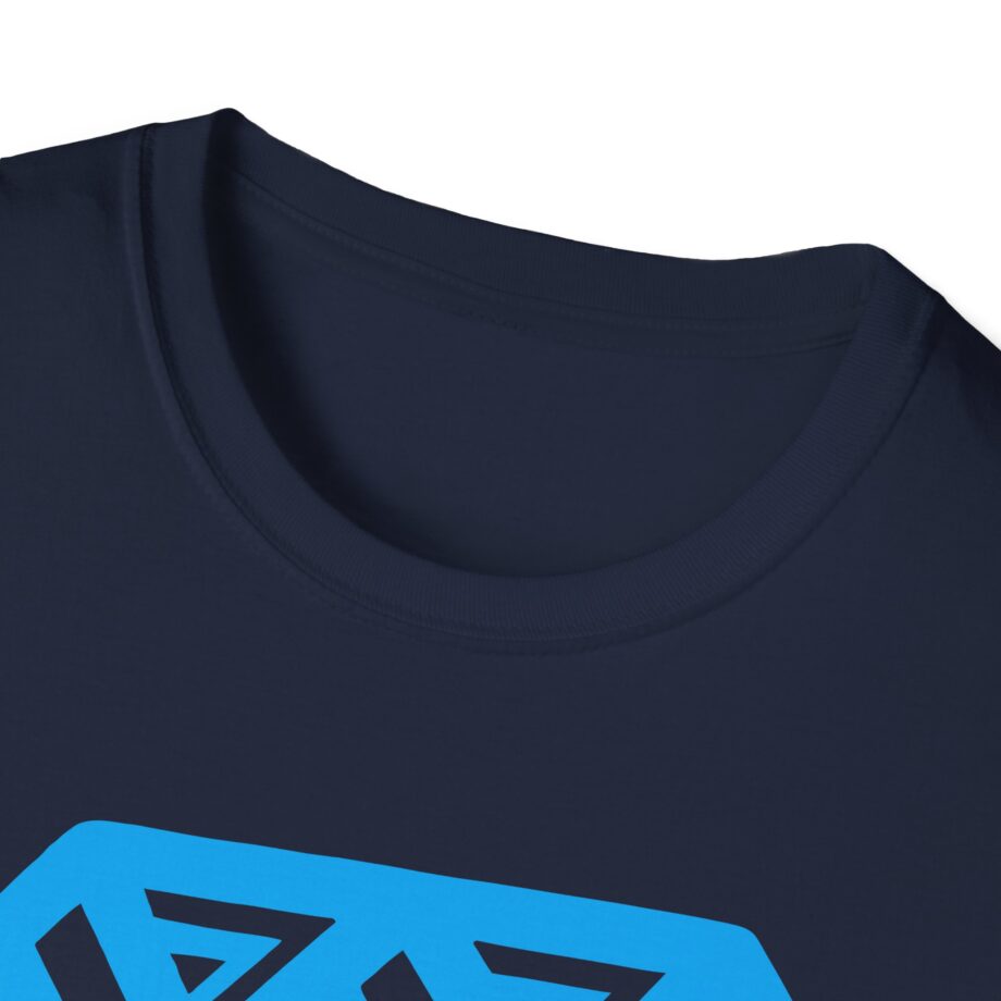 Dan Tdm Graffiti Blue Foil Unisex Softstyle T-shirt