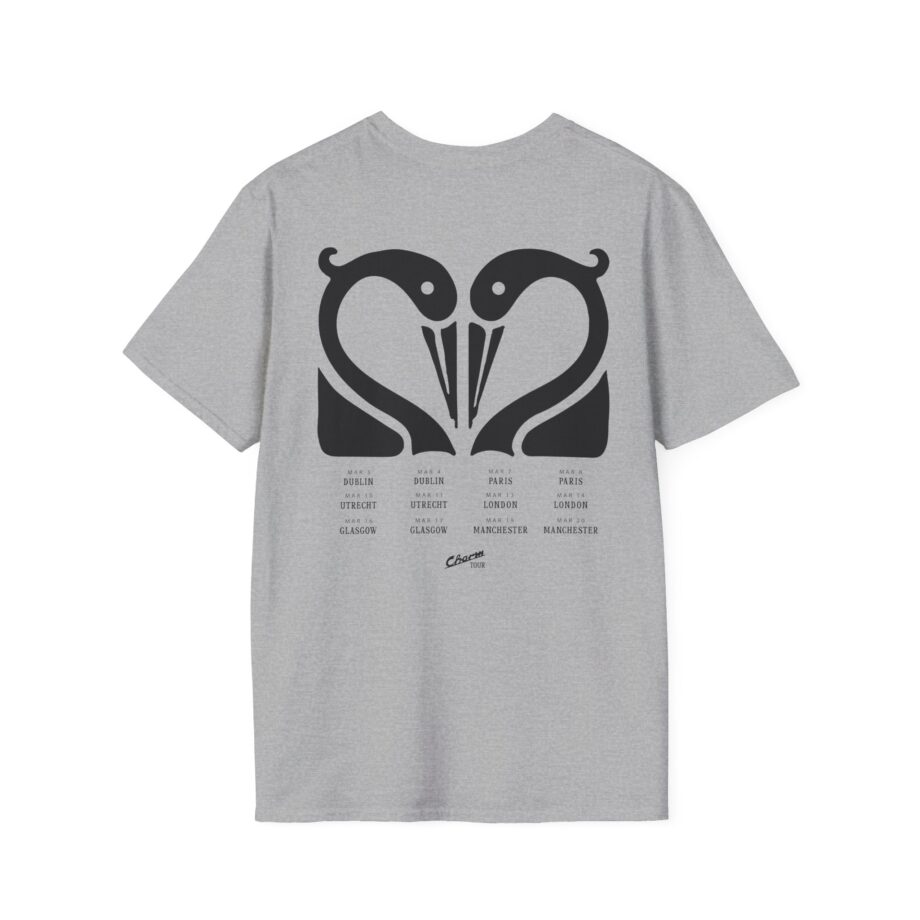 Clairo Charm Swan Europe Tour Unisex Softstyle T-Shirt