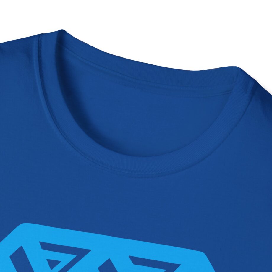 Dan Tdm Graffiti Blue Foil Unisex Softstyle T-shirt