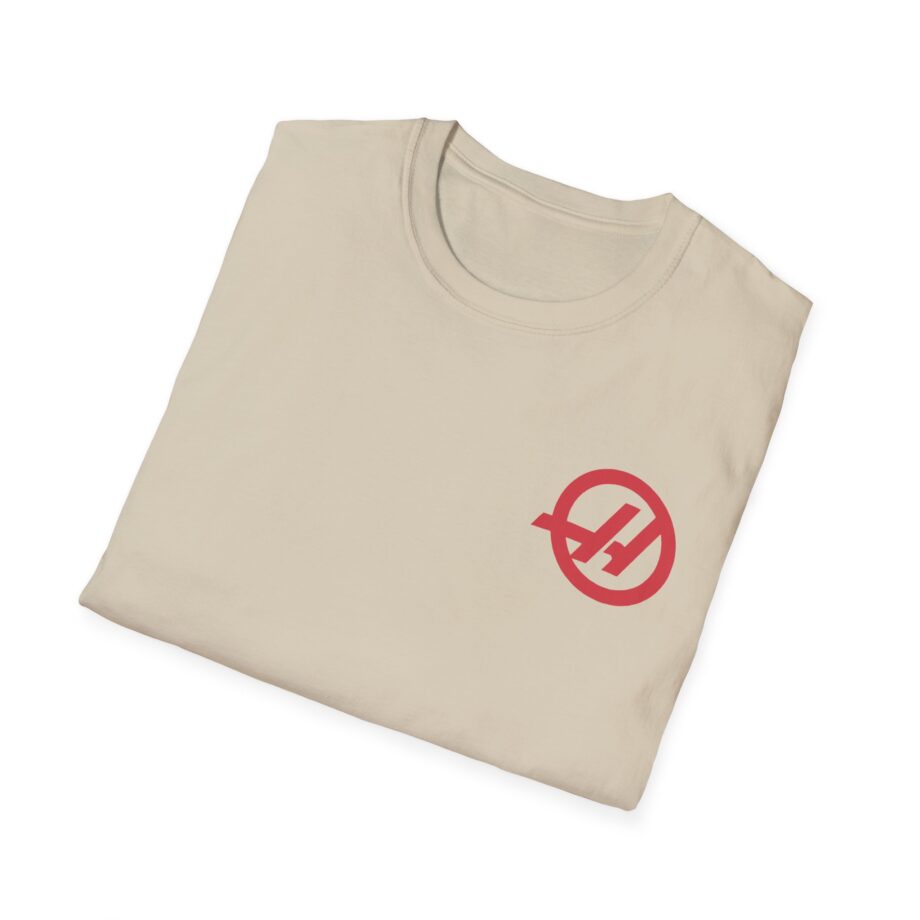 Haas F1 Small Logo Unisex Softstyle T-Shirt