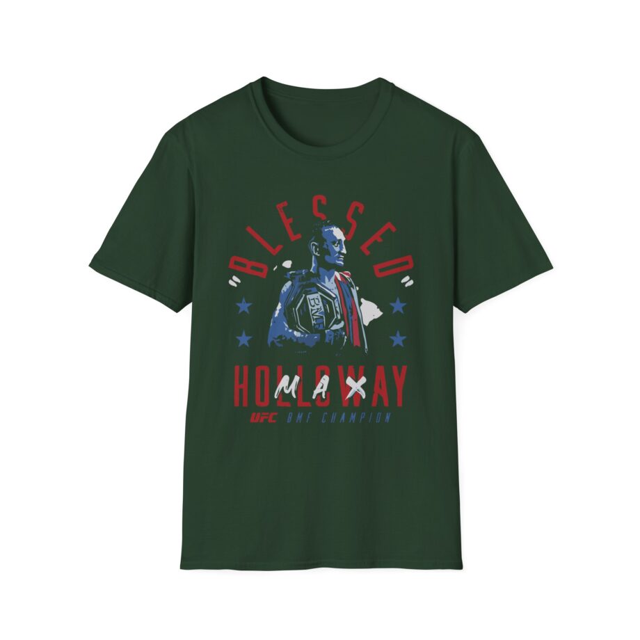 Max Holloway Blessed Bmf Champion Unisex Softstyle T-shirt