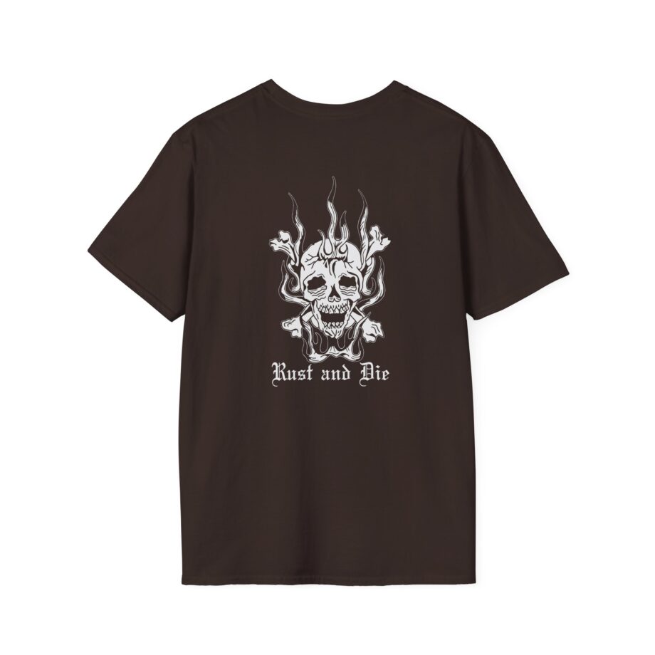 Kublai Khan Rust and Die Unisex Softstyle T-shirt