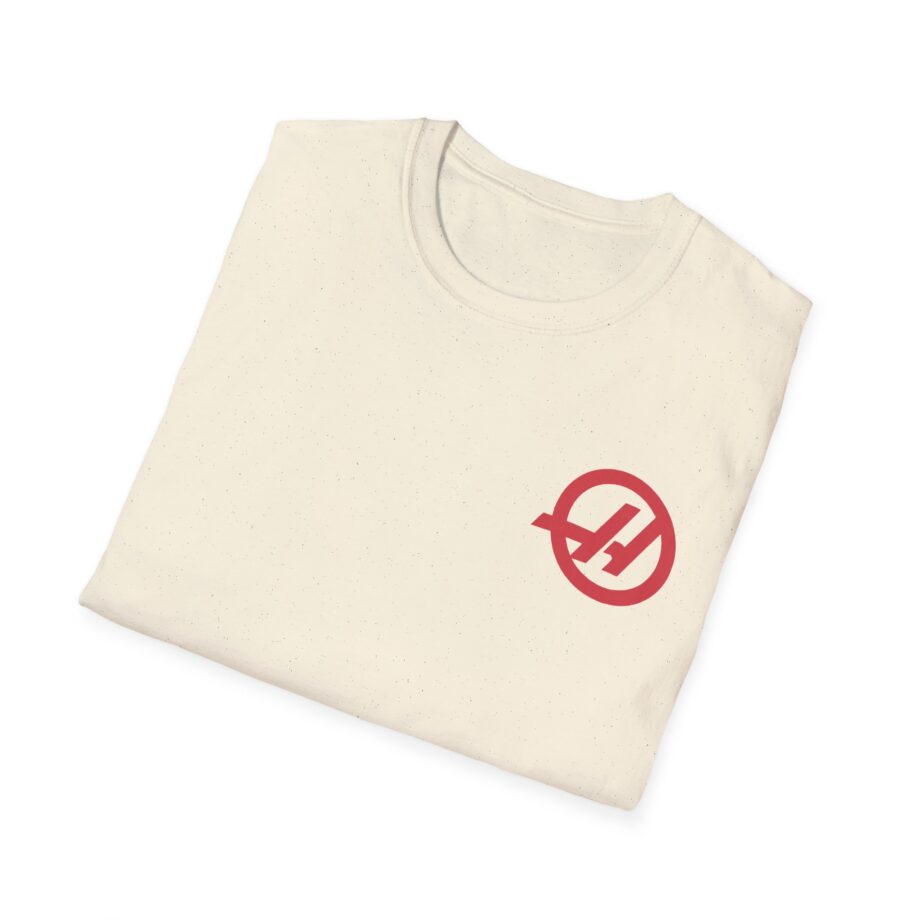 Haas F1 Small Logo Unisex Softstyle T-Shirt