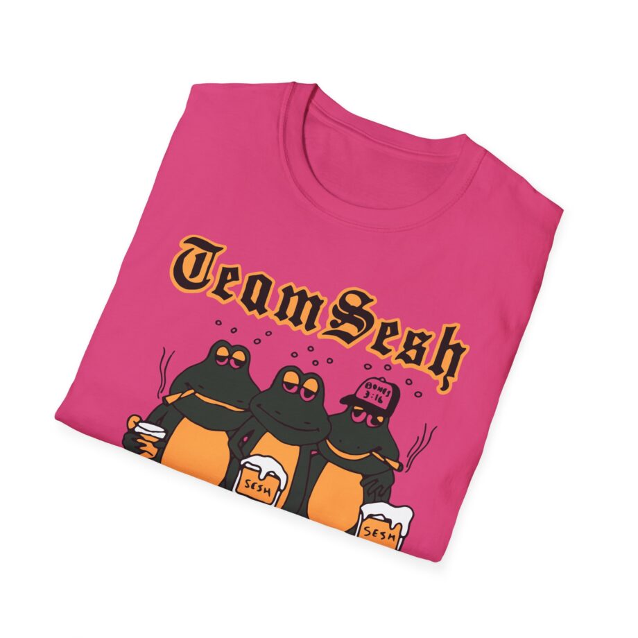 Bones Teamsesh Bottom Text Frogs Unisex Softstyle T-shirt