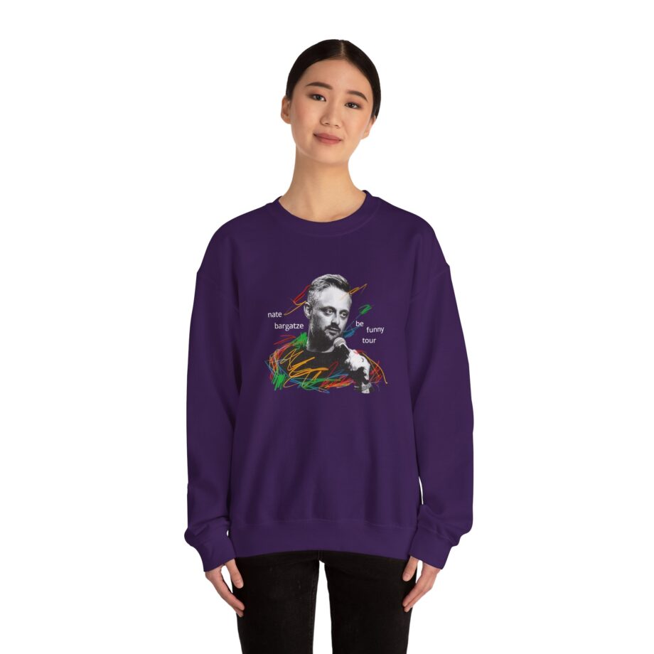Nate Bargatze 2024 Be Funny Tour Unisex Heavy Blend™ Crewneck Sweatshirt