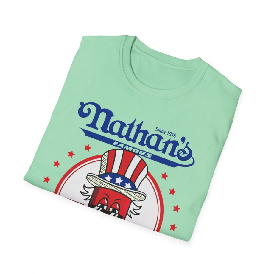 Matt Stonie Nathans Famous 2024 Hot Dog Eating Contest Unisex Softstyle T-shirt
