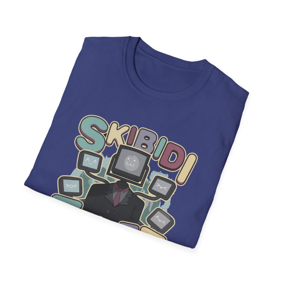 Dafuqboom Large Tv Man Static Unisex Softstyle T-Shirt