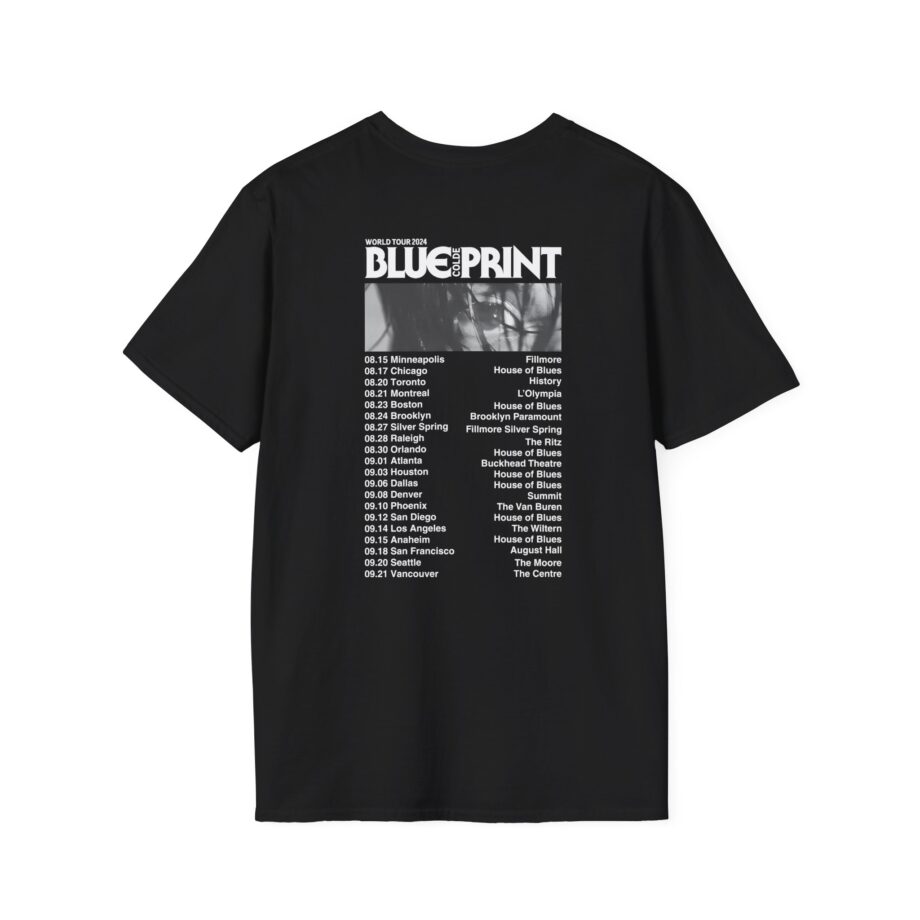 Colde 'BLUEPRINT' NA Tour Unisex Softstyle T-Shirt