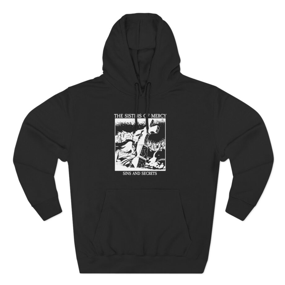 Sisters Of Mercy Sins And Secrets Three-Panel Fleece Hoodie