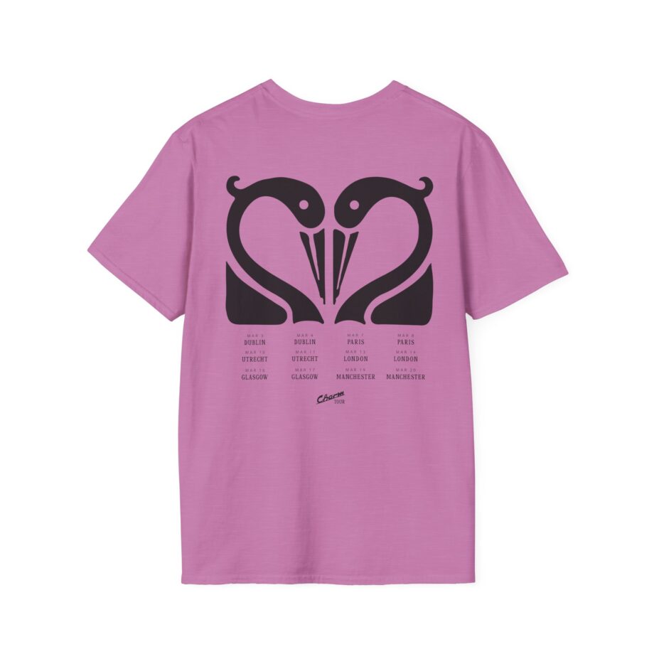 Clairo Charm Swan Europe Tour Unisex Softstyle T-Shirt