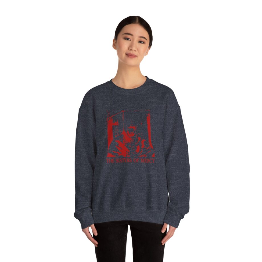 The Sisters Of Mercy Red Scream Unisex Heavy Blend™ Crewneck Sweatshirt