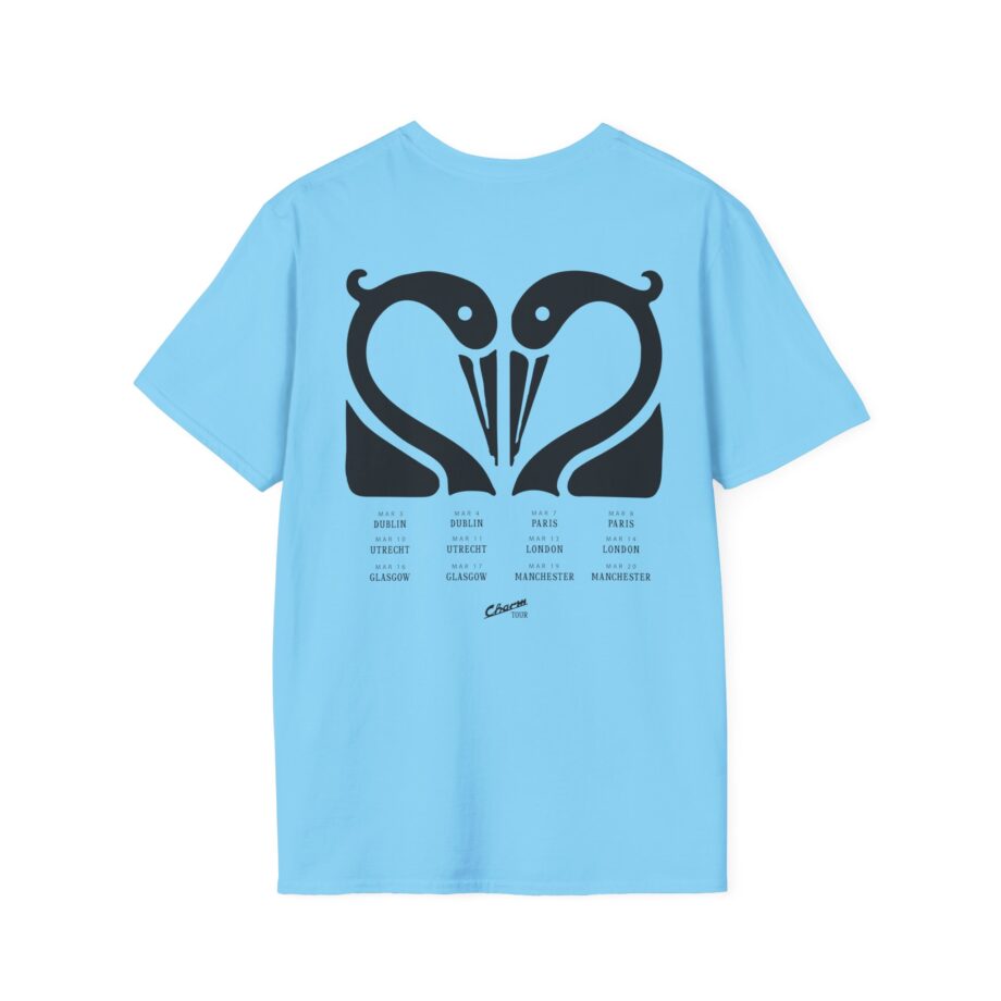 Clairo Charm Swan Europe Tour Unisex Softstyle T-Shirt