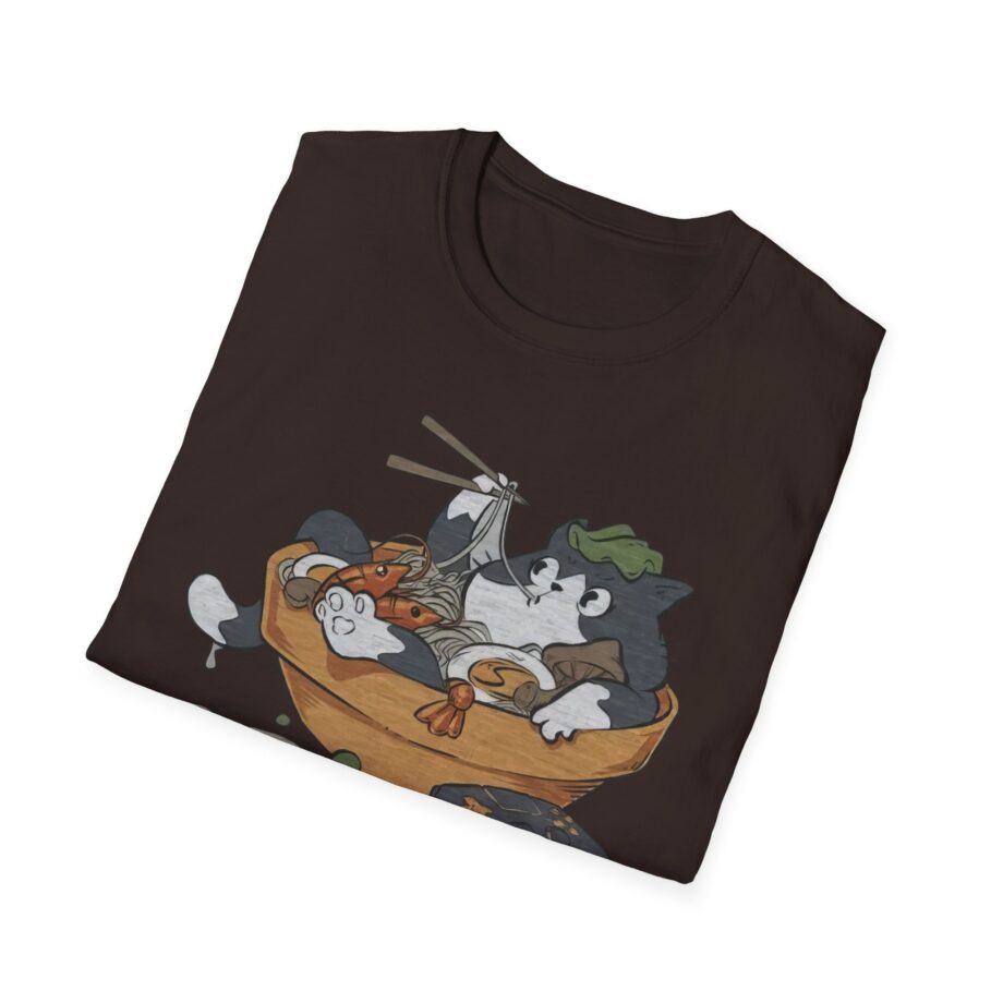 Lirik Ramen Cat Unisex Softstyle T-shirt