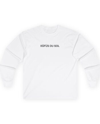 Rufus Du Sol Flower Ecru Unisex Ultra Cotton Long Sleeve Tee